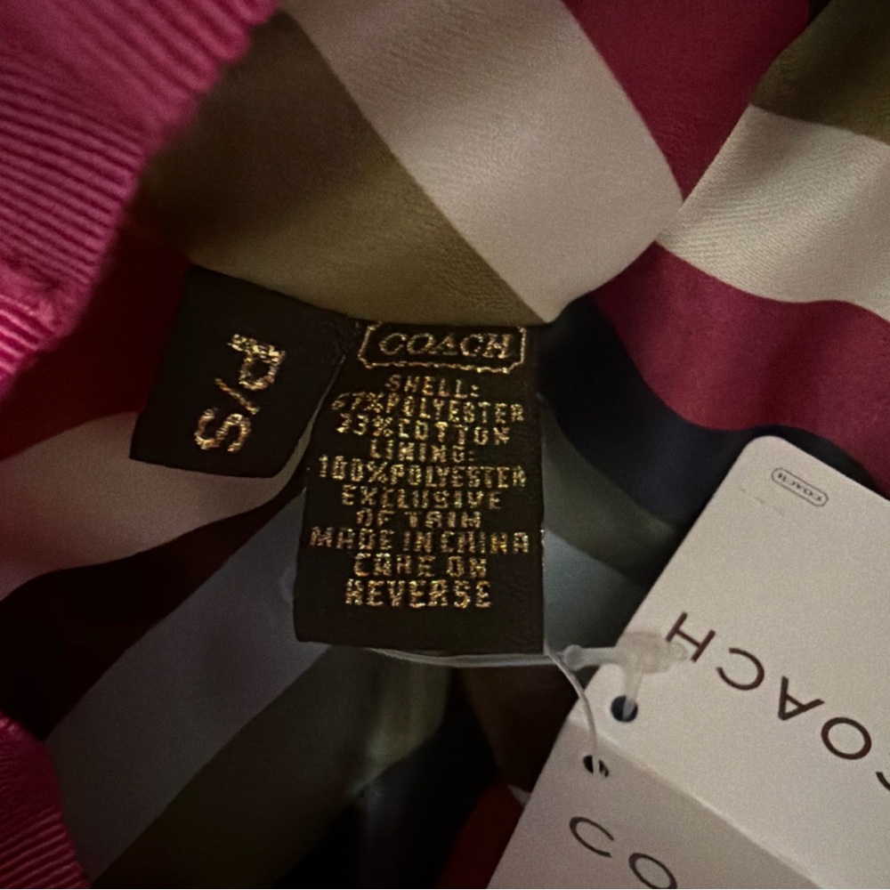 Coach Multicolor Striped Lining Hat - Picture 5 of 5